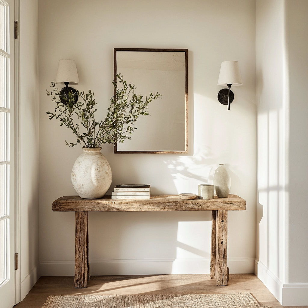 modern entryway antiques interior design athens ga